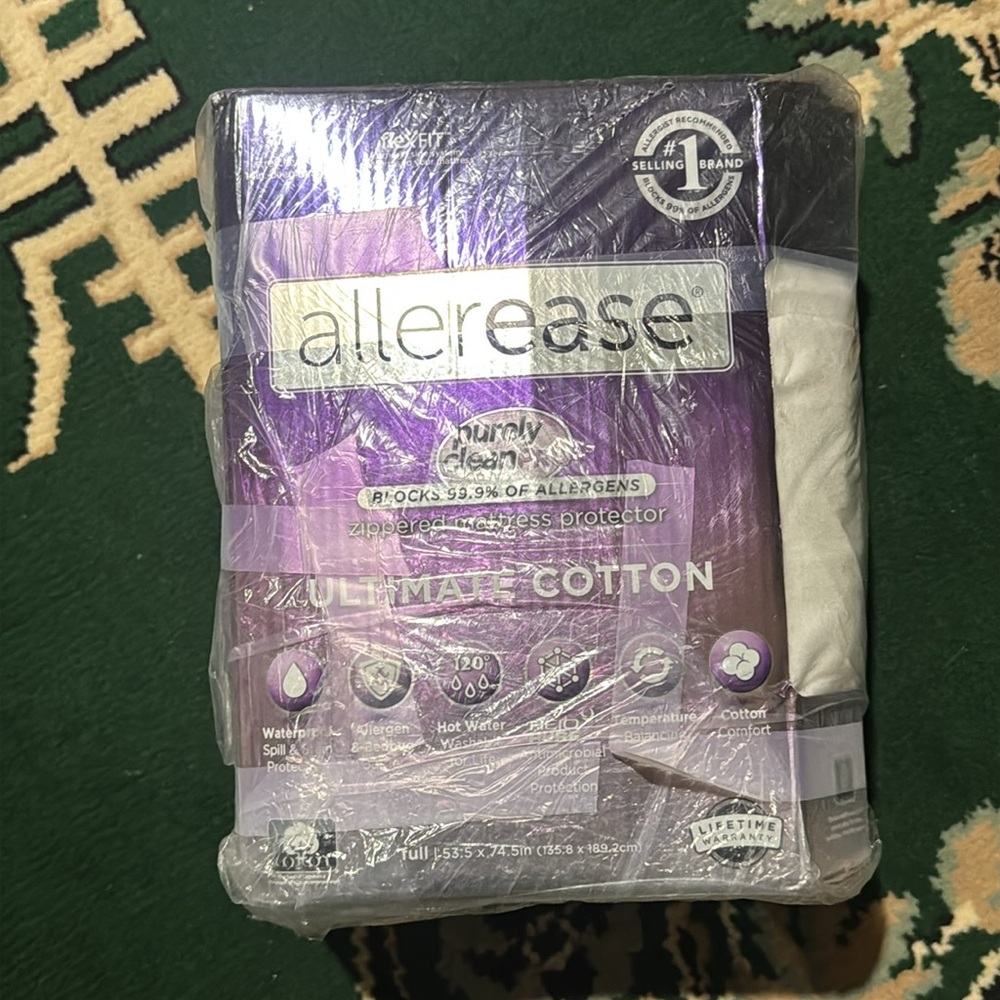 AllerEase Ultimate Allergy Protection and Comfort Zippered Mattress Protector - Picture 7 of 7